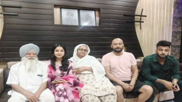 Sidharth Shukla Spotted In Shehnaaz Gill’s Picture With Her Grandparents; SidNaaz Fans Get Emotional