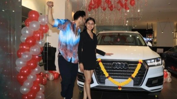 Tejasswi Prakash Buys A New Car; Boyfriend Karan Kundrra Accompanies Her (SEE PICS)