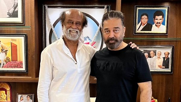Kamal Haasan Meets Rajinikanth Ahead Of Vikram Release; Lokesh Kanagaraj Shares Pictures