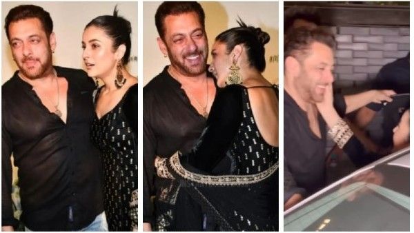 Salman Khan Accompanies Shehnaaz To Her Car Post Eid Bash; Fans Can't Stop Gushing Over SalNaaz's Cute Moments