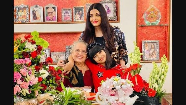 Aishwarya Rai Bachchan Drops Photos From Mom Brinda Rai's Birthday Bash; Abhishek & Aaradhya Also In A Frame