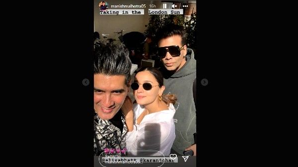 Mommy-To-Be Alia Bhatt Poses For A Selfie With Karan Johar In London; Her Pregnancy Glow Has Our Attention