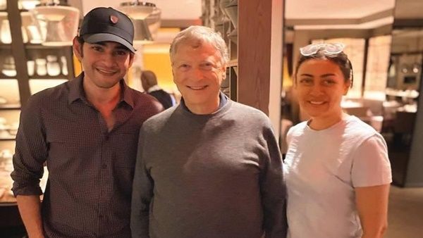 Superstar Mahesh Babu Meets The Legendary Bill Gates In The USA