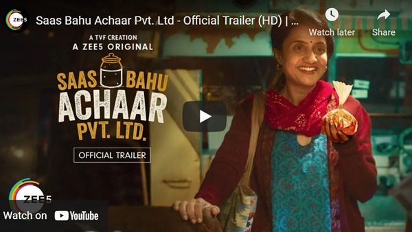 Trailer Of Saas Bahu Achaar Pvt Ltd Web Series Starring National Award Winner Amruta Subhash Is Out!