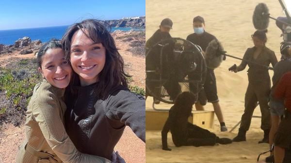 Alia Bhatt's Pictures From Heart Of Stone Set Leaked, Actress Spotted Pointing A Gun At Gal Gadot