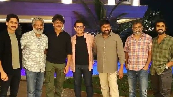 Aamir Khan Hosts Special Preview Of Laal Singh Chaddha For Chiranjeevi; SS Rajamouli, Ram Charan Attend