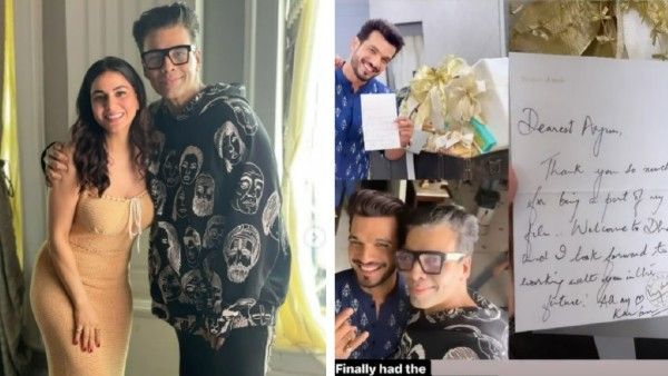 Shraddha Arya & Arjun Bijlani Share Pics With Karan Johar & We Wonder What's Brewing!