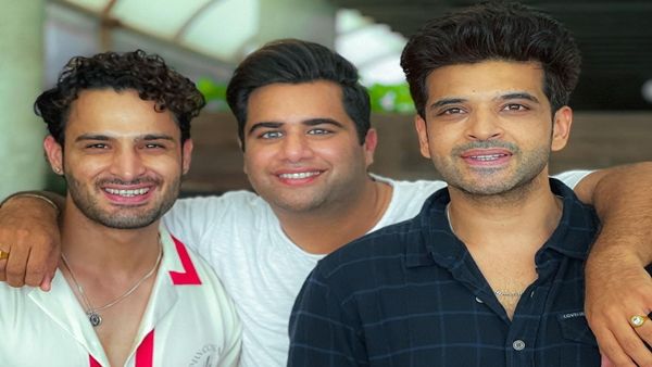 Karan Kundrra Chills With His Bigg Boss 15 Buddies Umar Riaz And Rajiv Adatia; See Pics