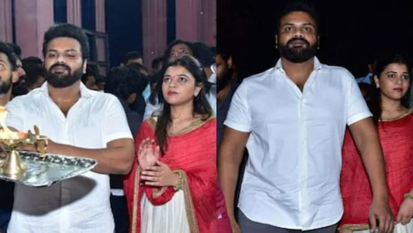 Manchu Manoj And Fiancee Bhuma Mounika Reddy's Ganesh Pandal Visit Sparks Marriage Rumours!