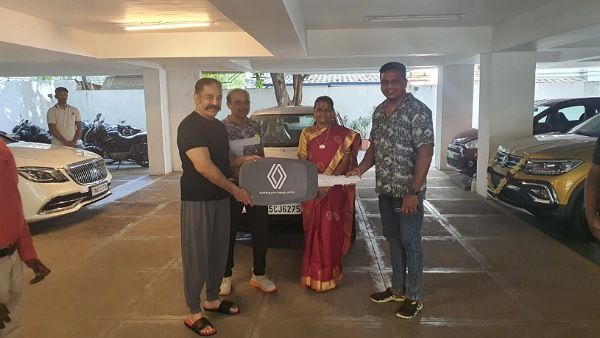 Ulaganayagan Kamal Haasan Gifted A Car To His Fitness Trainer Who Helped Him Gear Up For Indian 2