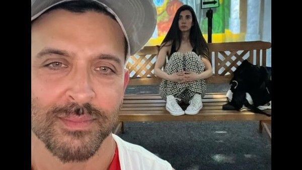 Hrithik Roshan Drops Throwback Photo With Girlfriend Saba Azad From Their London Trip; 'Girl On The Bench'