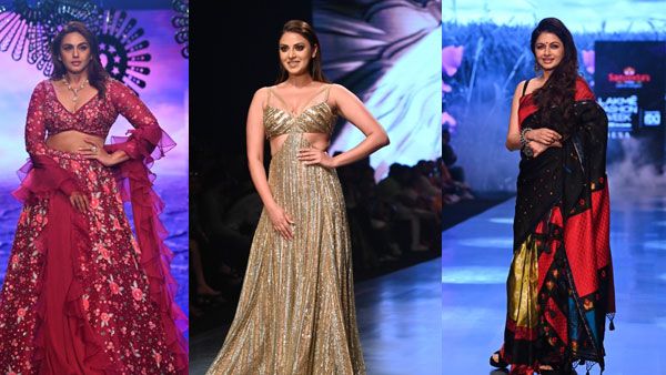 FDCI x Lakme Fashion Week 2022: Huma Qureshi, Anushka Ranjan, Bhagyashree Stun As Showstopper On Day 5
