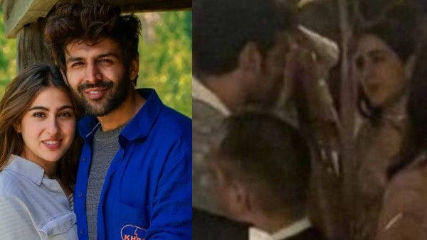 Rumoured Exes Kartik Aaryan & Sara Ali Khan's Photo From A Diwali Bash Goes Viral; Fan Says 'Nazar Na Lage'