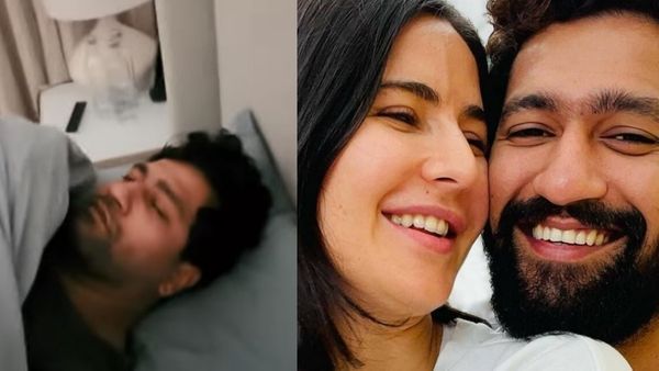 Checkout Vicky Kaushal's Funny Reaction To Wife Katrina Kaif's Wake Up Call