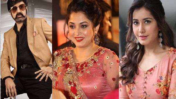 Ramya Krishna And Raashi Khanna To Appear Together On Balakrishna's Unstoppable 2 Talk Show On Aha?