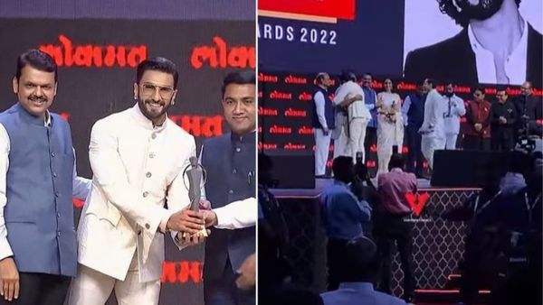 Ranveer Singh Honours Nana Patekar By Touching His Feet At An Awards Event In Mumbai, Watch Video