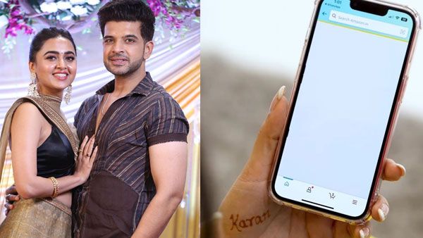 Tejasswi Prakash Writes Karan Kundrra’s Name On Her Hand With Mehendi, Latter’s Reaction Is Unmissable
