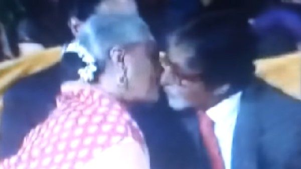 Throwback: Amitabh Bachchan Kisses Jaya Bachchan Publicly; Abhishek Bachchan’s Reaction Is UNMISSABLE; WATCH