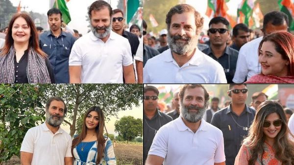 From Pooja Bhatt To Rashami Desai Celebs Who Walked With Rahul Gandhi In Bharat Jodo Yatra