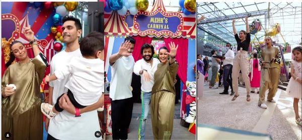 Neha Dhupia Throws Epic Carnival-Themed Birthday Bash For Daughter Mehr; See Pics