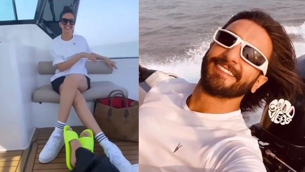 Deepika Padukone And Ranveer Singh Share A Funny Moment On A Yacht; WATCH VIDEO