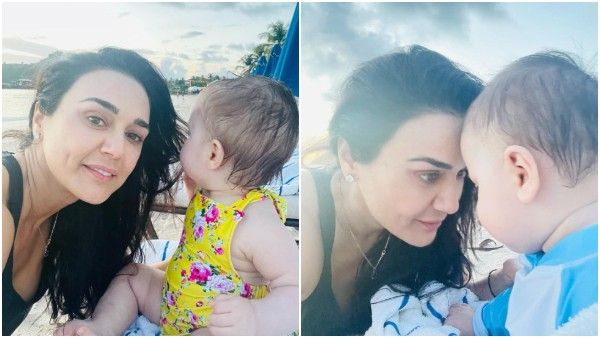 ‘My Heart Is Full’: Preity Zinta Shares Cute Pics To Wish Her Twins Jai & Gia On Their First Birthday