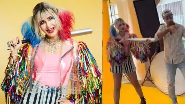 Watch Vicky Kaushal Direct Wifey Katrina Kaif To Strike Harley Quinn Pose For Halloween Party