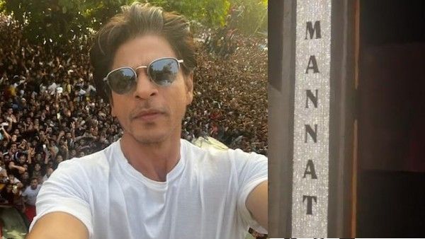 Shah Rukh Khan’s Mannat Gets A New Diamond Studded Name Plate & It’s Cost Will Blow Your Mind