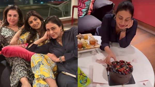 Tabu's Pyjama Party With Shilpa Shetty & Farah Khan Was All Things Fun; See Pictures