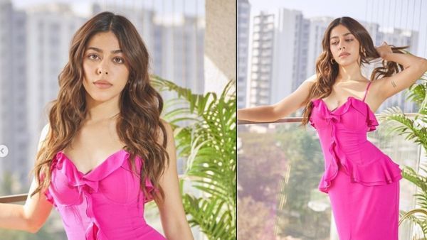 Alaya F Wears Hot-Pink Ruffled Midi For Almost Pyaar With DJ Mohabaat Promotions; Check Out Its Price