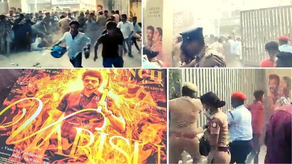 Chaos At Varisu Audio Launch: Clash Between Thalapathy Vijay Fans And Police!