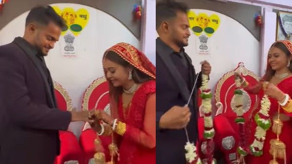 Devoleena Bhattacharjee Gives A Glimpse Of Her Engagement Ceremony With Shahnawaz Shaikh; WATCH