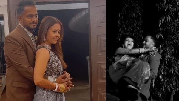 Devoleena Bhattacharjee & Shahnawaz Shaikh Get Intimate While Shaking A Leg During Post-Wedding Bash; WATCH