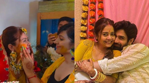 Gopi Bahu Aka Devoleena Bhattacharjee Gets Teary-eyed At Haldi Ceremony. Fans Ask 'Where's The Groom?'