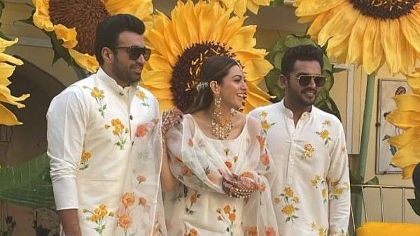 Bride To Be Hansika Motwani Looks Like A Dream In White Sharara For Her Haldi; PIC
