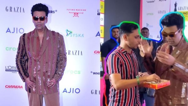 Netizens TROLL Karan Johar For Being FAKE With Media At An Awards Function, Call Him ‘Urfi's Brother'