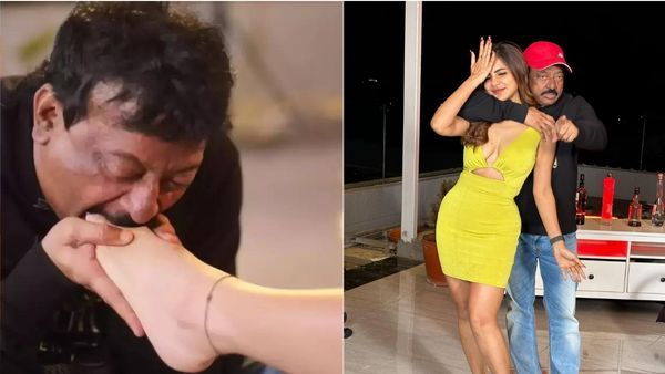 Ram Gopal Varma Video Of Him Sucking Ashu Reddy's Toes Goes Viral; Faces Backlash From Netizens