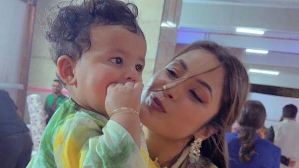 Bharti Singh's Son Gola Is In No Mood To Leave Shehnaaz Gill's Choker As She Gives Him Pappiyan