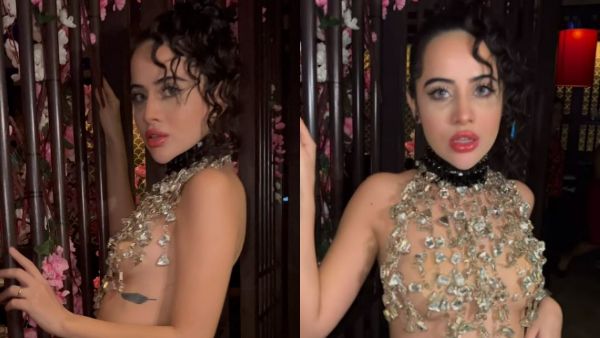 Thand Se Toh Dariye: Urfi Javed Covers Herself With Only Jewellery, Gets Trolled For Diamond Dress