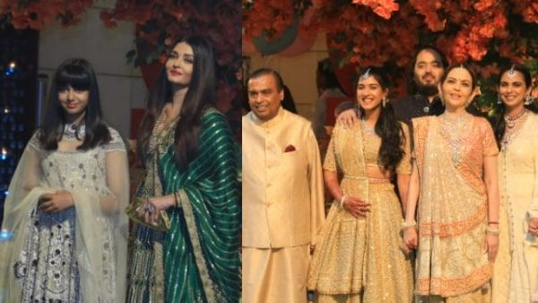 She's All Grown Up: Aaradhya Bachchan Steals Limelight From Aishwarya At Anant Ambani's Engagement.