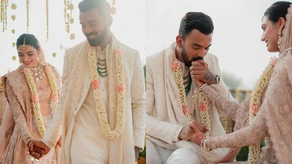 Athiya Shetty-KL Rahul Wedding: Bride's Anamika Khanna Chikankari Lehenga Took 10000 Hours To Make - DETAILS
