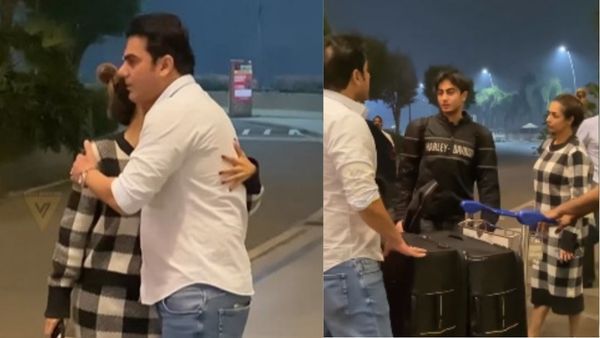 Malaika Arora Shares A Hug With Ex Arbaz Khan In Viral Airport Video, Fans Say 'They Should Get Back Together'