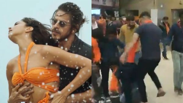 Pathaan: Bajrang Dal Vandalise Theatre, Tear Posters Of Shah Rukh Khan-Deepika Padukone's Film In Ahmedabad