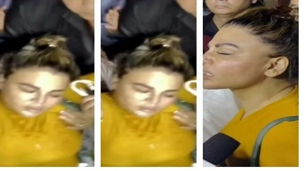 SHOCKING! Rakhi Sawant Faints Outside Police Station After Husband Adil Khan’s Arrest