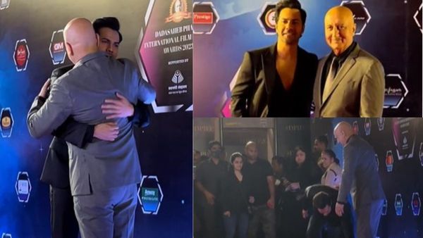 Netizens TROLL Varun Dhawan For Touching Anupam Kher's Feet The Wrong Way: ‘Inko Ye Bhi Lehja Nahin Hai...'