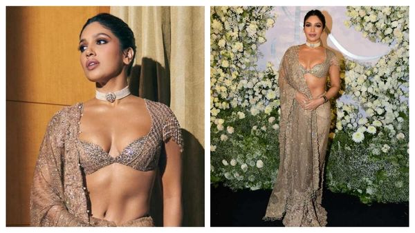 ‘Click Ho Gayi...Saans Chhod De’ Bhumi Pednekar Trolled For Her Saree Look At Sidharth-Kiara Wedding Reception