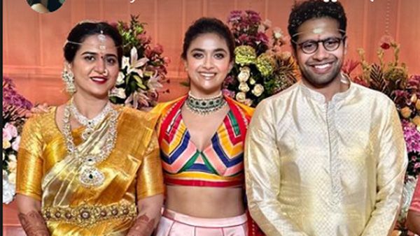Dhanush's Director Venky Atluri Ties The Knot; Pics Of Nithiin, Keerthy Suresh From The Wedding Go Viral