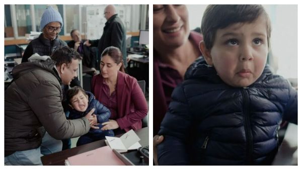 Kareena Kapoor Khan Shares PICS Of Jeh Not Wanting To Leave Her Lap Whilst At Work; Fans Call Her Inspiration