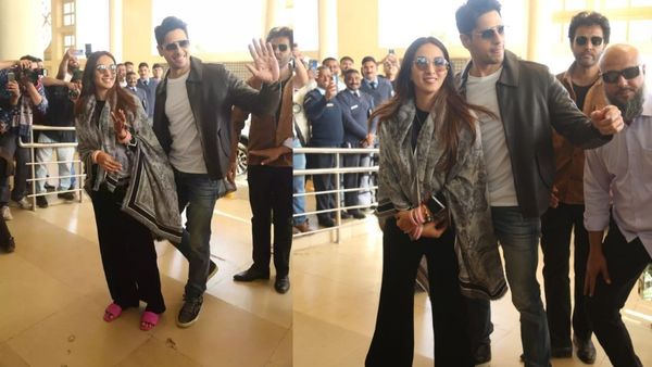 Bollywood's New Dulhan Kiara Advani's Printed Dior Shawl & Pink Flats Might Burn A Hole In Your Pocket