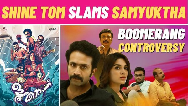 Shine Tom Chacko Slams Boomerang Co-Star Samyuktha, Says 'What's The Point In Not Completing...'